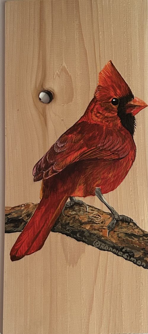 Cardinal on Cedar Plank